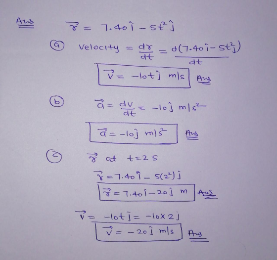 CD Velocity = dt (7-401-se ) dt de