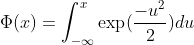 P(x) = { expecydu