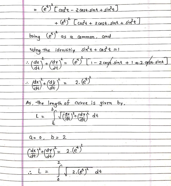 Cett cost - 2 cost-sint + sin’t] Cet) } [cost + 2cost. sint + sint bring (ety? as a Common and using the identitiy sin²t + co