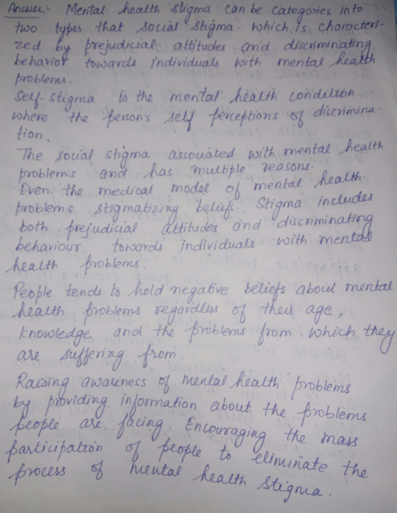 Anshe Mental health stigma Can be oies in to prejudbicial altitucles and disciminating zed behavio twards Individuals oith mental brd blerns el cligma ts the mental heath condelzon iohere the bersons dicrimina- ron The souial shma assouated oith mentat health broblernis ano has mulbiple easons Even the medical nodal o mental ReaL problems stigmabzi Stigma includes udicial detiudeond dsciminah iour tooorcls indlividualsboih me aiouy health troklena People tencls to hold negaive beltels about mental heaith roblems regaroliss knouoledpe anole Broblens rom bohich ae eri tom Raising anaene cs mental hoolth viding information about the oblems cingEniou the mas to linanate the artiupalon tai healt