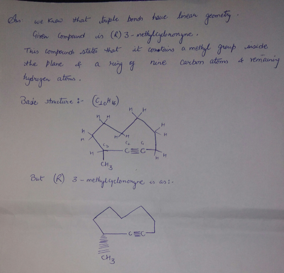that uple bends haue lnear we Kuow -dtlelnone Giren Compound i (R) 3- metye grup oide vemaniy at cenatains a This lompoundh s