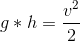g*h=