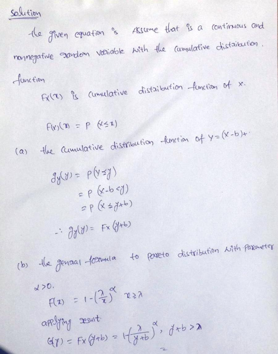 Solution nonnegative aavdom VE iabk th the (umulative tistalbufon unction Cuniulative distaibution -functo o x (a) te ulative distrieution kunetion of y- (<-b) b ea-tenla to pexetotu kith faxiwety od