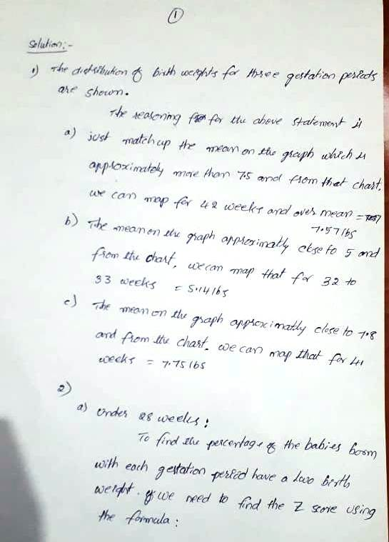 Please Answer Question 4 And 5 Birth Weights In America The National Center For Health Statistics Homeworklib