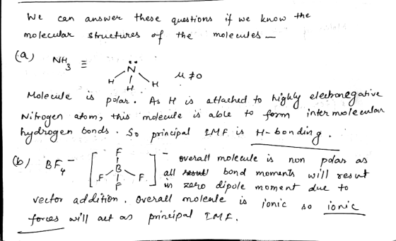 the We can molecular answer these structures of questions if we know the molecules - (a) NHA E H . Moleculo u to н тн . Molec