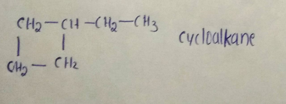 CH₂ - (14-CH₂ - CH3 Cycloalkane CH₂ - CH2