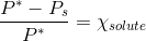 P - P. - = Xsolute
