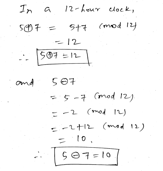 12 hour loc k In (mod 12 St7 S712 ond 5 -7mod 12). - 2 ( Pous ( Po)1H1- 0