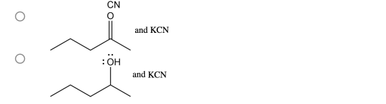 0 and KCN O :ÖH and KCN