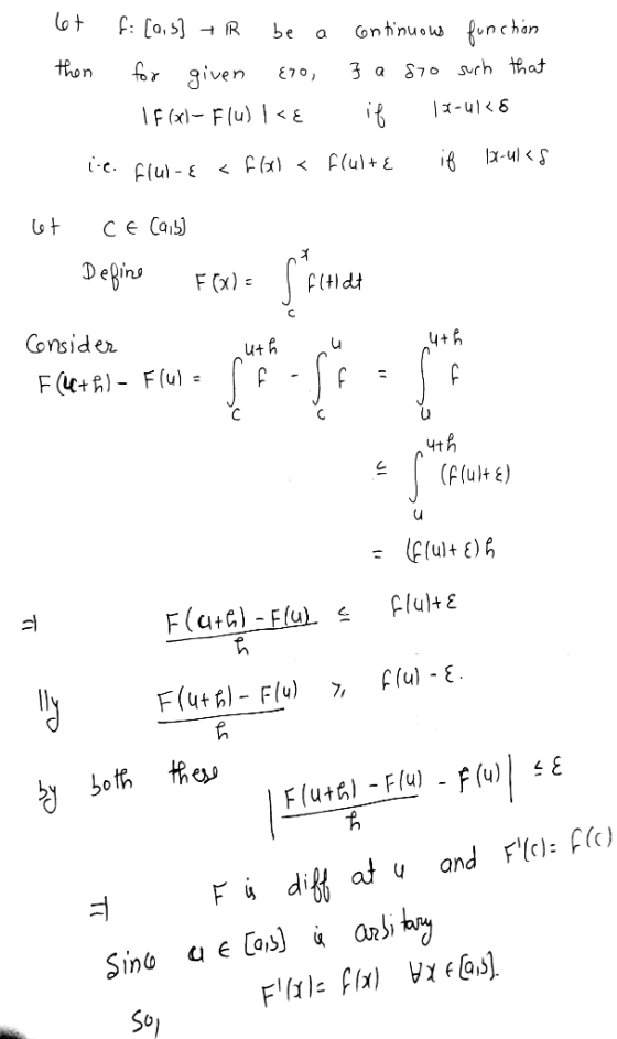 et then f: [2, 3] +R be a for given Ero, IF (3) - Flu) | <€ continuous function za 870 such that if 11-01<6 flul-e le. <f(x)