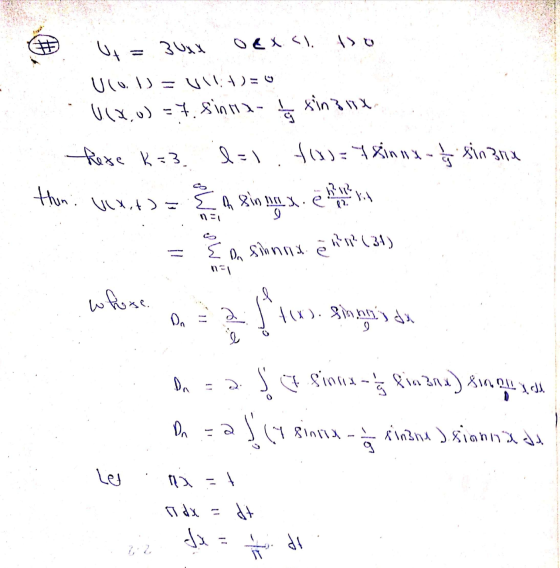 # 3UXX o excl UCU. D = V1 +) = 0 U(2,0) = 7 Sinha- Kliquis k=3. here l=1 +(x)=4&inux-1 sinana then. WxH) = sin ne se va = { o