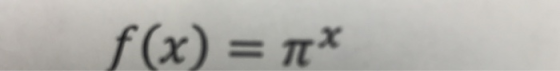 f(x) = *