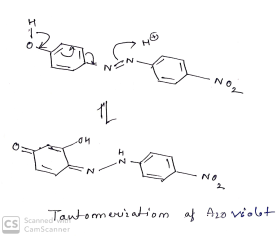H NO2 ZI - No e scanne Tautomerization af Azo violet CamScanner
