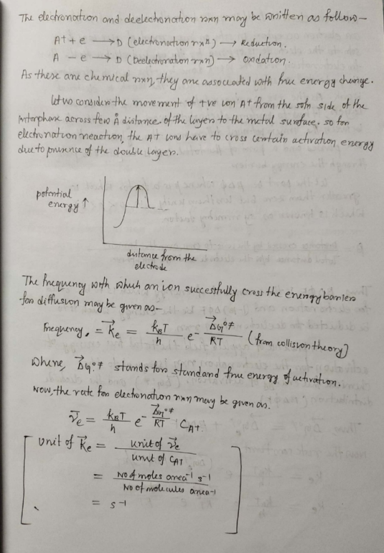 The electronation and deelectonation san may be written as follow- Atte D (electronation na Reduction, Ae- D Cbeebedronation