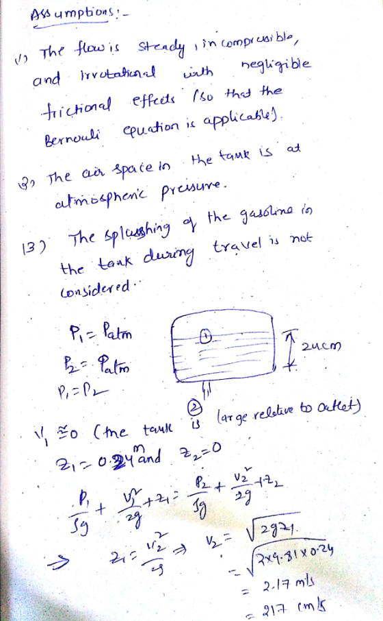 and tgigible icable Bod puion app an spate he auk is 13 The splaushingthe. travel is not the taa.k (onside ed .. 2ucm vk large relstve to ouket) 29 2.19 mils