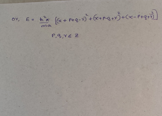 or, E= t ( + P+Q-18 + G+Patr 3 + (x-e+qr P9VEZ