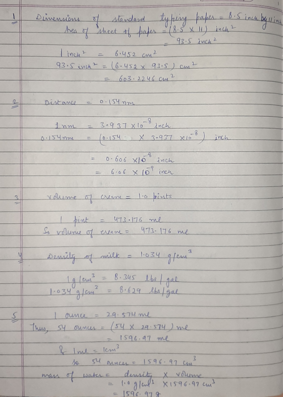 1 Dimensions of standard typing paper = 8. Sinch ballinch hea of sheet of paper - (8.5 x 11) inche s - 93.5 inch lincu ² = 6.
