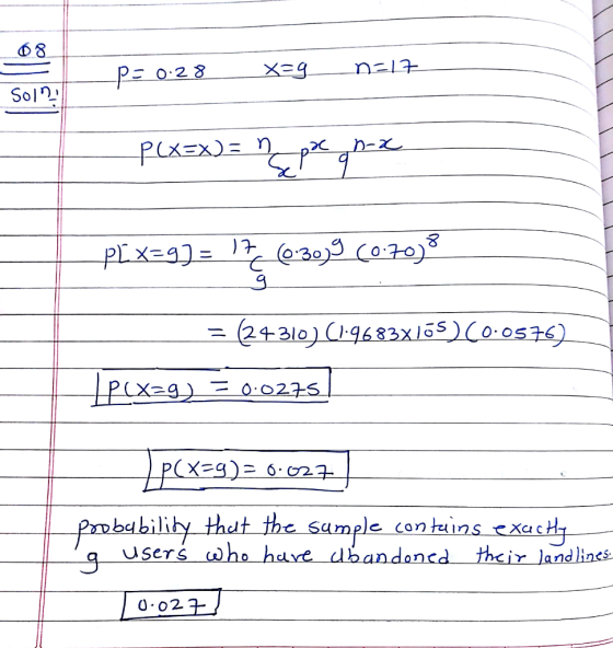 Soln mbc biliły that the sample contains c H