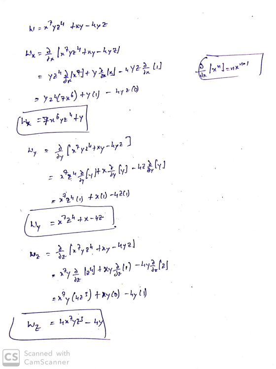 W = x3y24 tky - kyz Li] Wet ln Pyz% duyr kyz/ = 42 3/193+ y lal a 4 YZ → Y24746) +961) – hy 270) folurl=unnel by • xy + xy-l