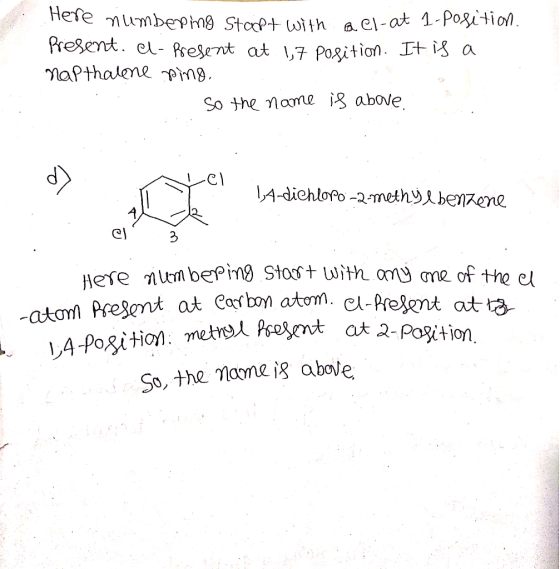 Hee numbepmg Stocp+ with ael-at 1-Pogition Present. el- Present at 1,7 Pogition. It a napthalene Ping So the name ig above A-