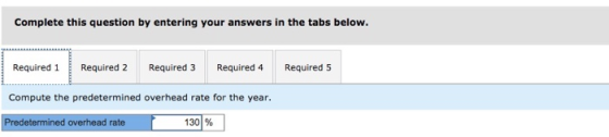 Complete this question by entering your answers in the tabs below. Required 1 Required 2 Required 3 Required 4 Required 5 Com