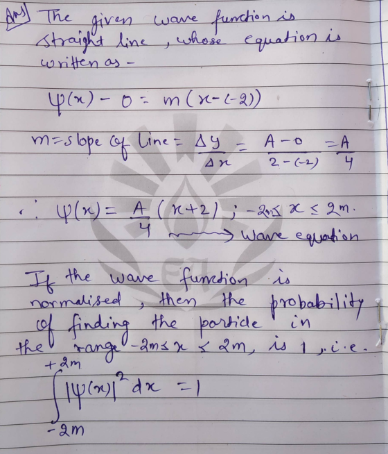 + And The given ware function is Straight line whose equation is written as - 4) - 0 = m ( x-(-2) maslope of Linea - Ay A-o -