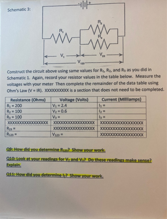 HI Schematic 3: wa V -> V Construct the circuit above using same values for R1, R2, and Rs as you did in Schematic 1. Again,