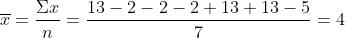 Σα 13 – 2 – 2 – 2 + 13 + 13 – 5