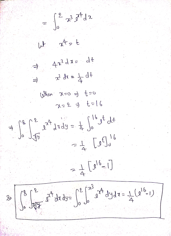2 و له 2344d2 lit qe te dt I= 423d2 To π ep qt HP Ť? 4 When a=0.7 t=0 X=2 } t=16 16 et dt k so dady =.t TE [et].6 4 [el6_1] t