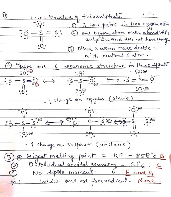 0 2 oxygen alom one TTT :9:6 os=s S=S=0 Lewis structure of this sulphate 3 lone pairs in two Ö-$=$. oxygen atom make = bond