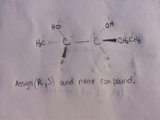 чоң Но с пе. - СНs Assign (RS) and name compound.