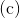\textrm{(c)}
