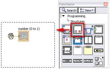 Functions Search View Programming LStructures number (0 to 1) 123 DBL eigi UAR LOCALGLOB