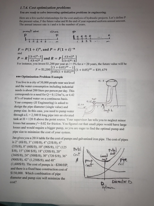 1.7.4. Cost optimization problems You are ready to solve interesting optimization problems in engineering. Here are a few use