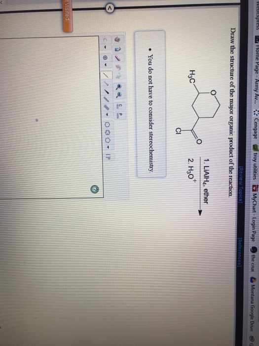 the crux Review Topics of the re H3C 2. H3o e You do not have to consider stereochemistry