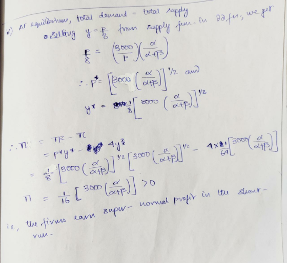 equilibrium, total damand tstal Auppy Af we ger /2 an (1 3000 atf T TR TO Py কল শ। 2 1x81 3000 3000 11 otF 1 16 novmal pvetir