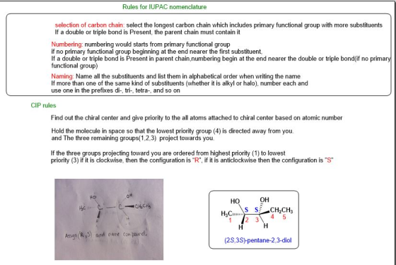 Rules for IUPAC nomenclature selection of carbon chain: select the longest carbon chain which includes primary functional gro