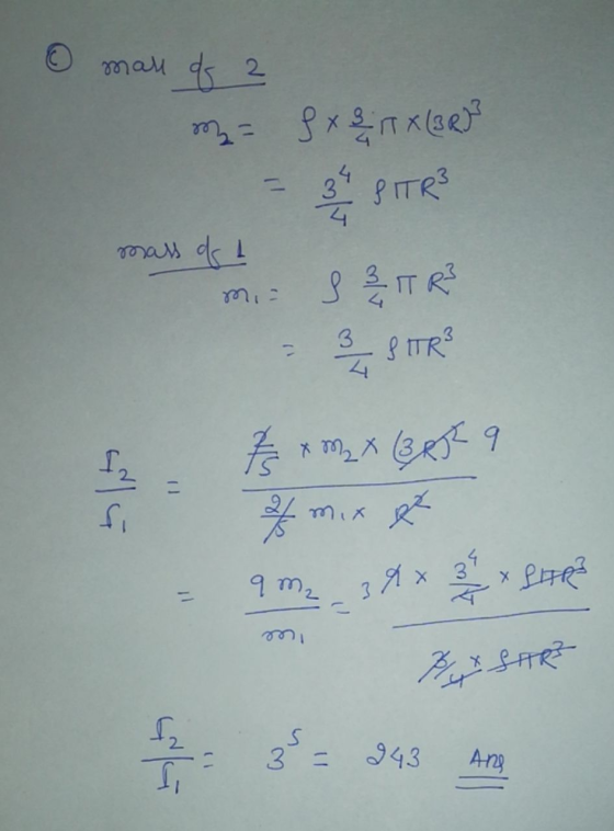 maru od 2 mass of 1 m = 8 x 2T X (3R3 PITR mi S3 TR3 STR As & M_ X (BRT 9 fi - 7 mixek - 9 m _ 34 x 31 x LARE PSARE 2 3 = 343