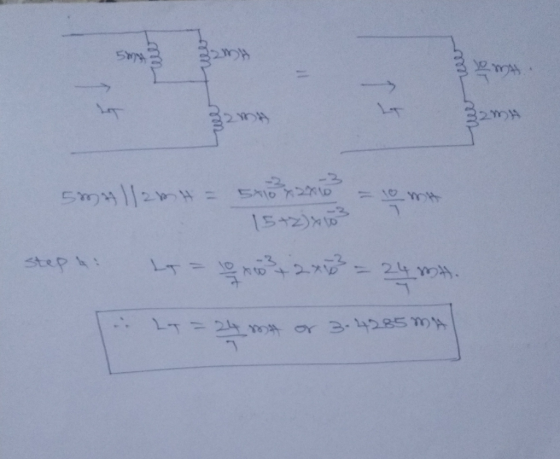 tre ws om 3am small2mH= 5x10x200 = 10 ma 15+Z) x103 steph: L = no 2x = 24 **. L = 34.* or 3.42857