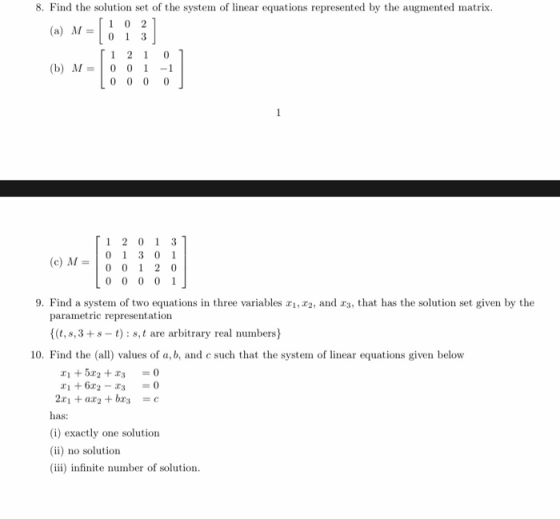 1 Graph The System Of Linear Equations Solve The System And Interpret 