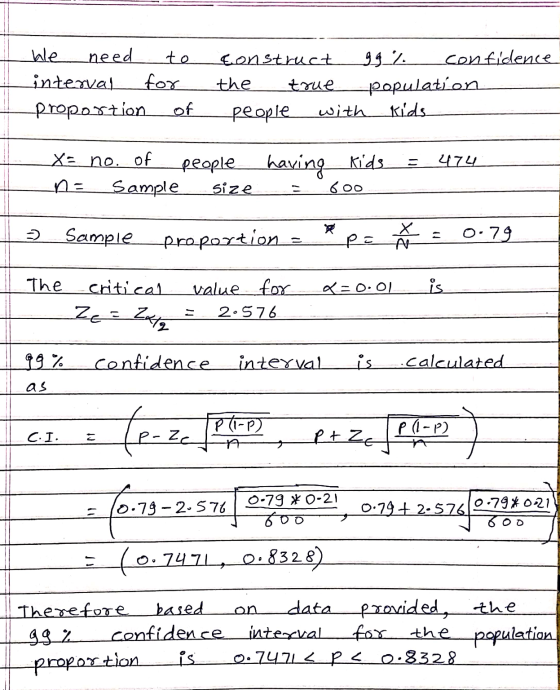 ble need interval .2_وو to for of Construct confidence the true population people with Kids proportion X= no. of people na Sa