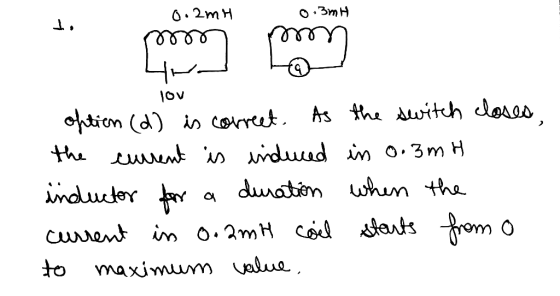 6.2mH o.3mH lov duati wh he to maximuvm value