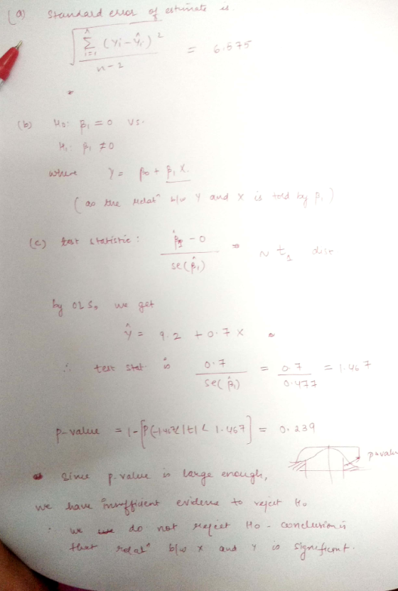 2. se(p) test St o,チ vals a gins p value o aa we hae