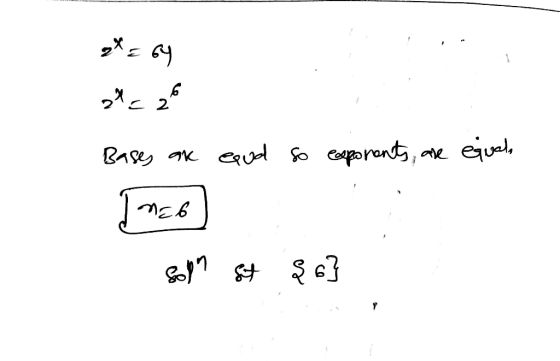 »x 69 x2 Bases an June __ eaud so exporents, are equal ३०
