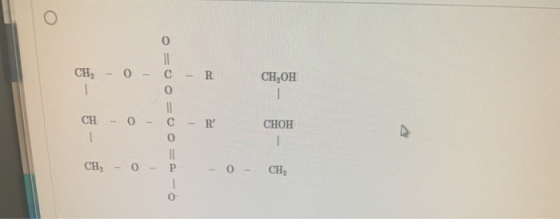 CHA - 0 - 0 - R CHOH | CH - 0 O=0O=0O=-o C - R CHOH - CH - 0 -0- CH