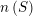 \small n\left ( S \right )