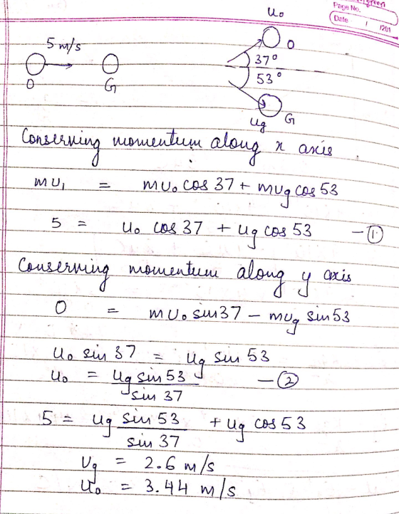 Page No Date 1201 37° 53° Gi Cons M U Cxis UL 37 - su 37 Su 37 3.4? W/S