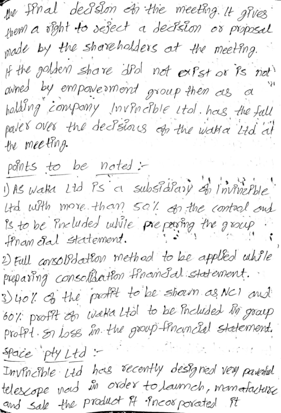 the fpral dession of the meeting. It gives them a right to seject a decision or proposal made by the shareholders at the meet