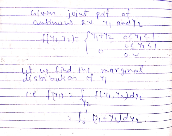 Rov. Given jojut pdf of cunhno w and 72 11,72) Mit12 oly, of Y22) ut us find the marginal dish buch on of a le f(44) = 664