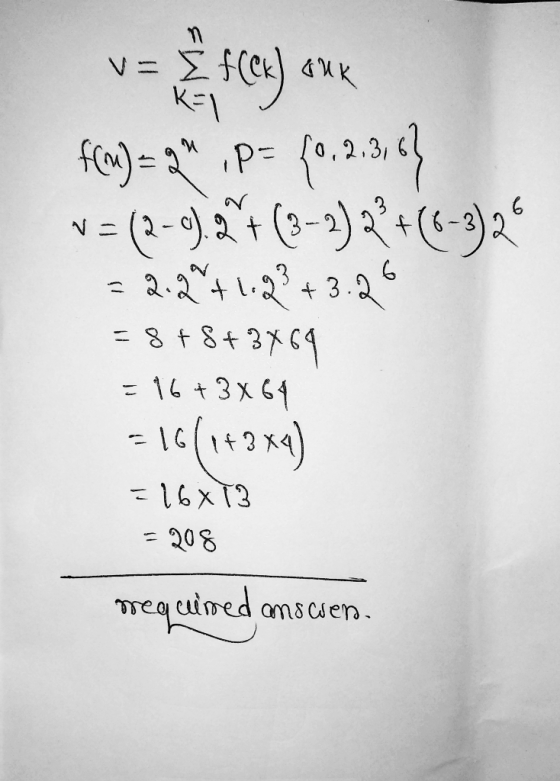 ve & fCk) ank fcm) = q, P= {0,2.316] ~= (2-0).2+(3-2)2 +(5-3)2 = 2.2971-23 +3.26 = 8+8+3869 = 16+3X64 =16/148x4) = 16813 = 20